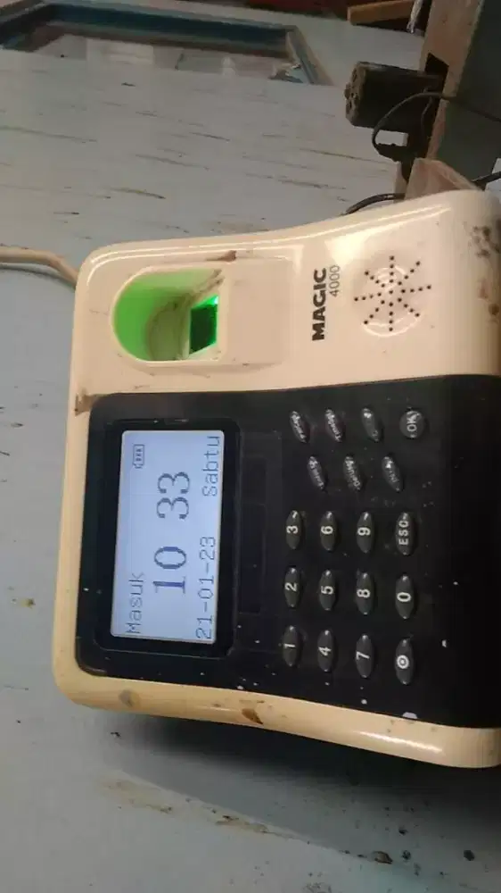 Mesin fingerprint merek magic 4000