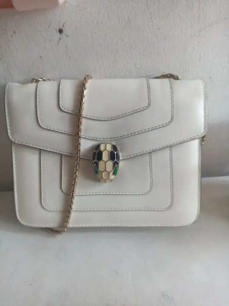 Slingbag rantai Bulgari Italy original second import cantik