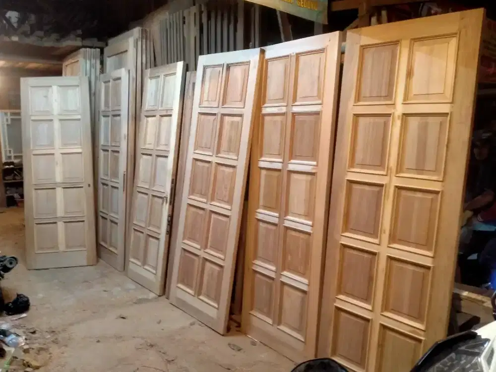 PINTU PANEL FULL KAYU