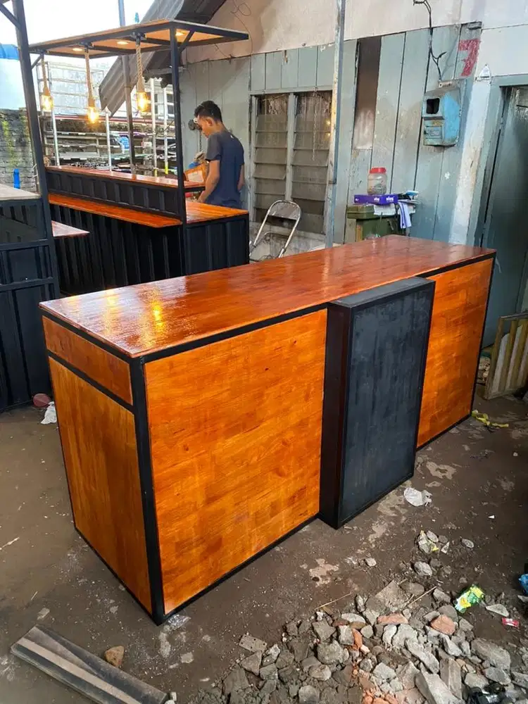 Meja Bar model minimalis tempahan
