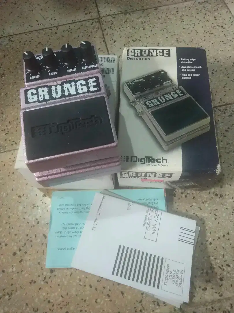 Efek Gitar Listrik Grunge Distortion Digitech