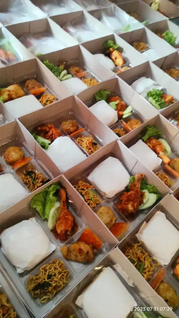 Paket Nasi Kotak Nasi Box siap Kirim jakarta Bekasi since 2006