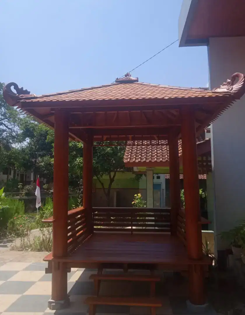 Saung gazebo indo minimalis.