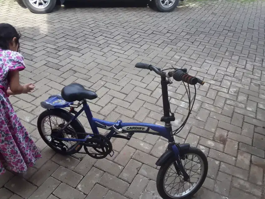 Dijual sepeda lipat ring 16 Ada gearnya 5 speed