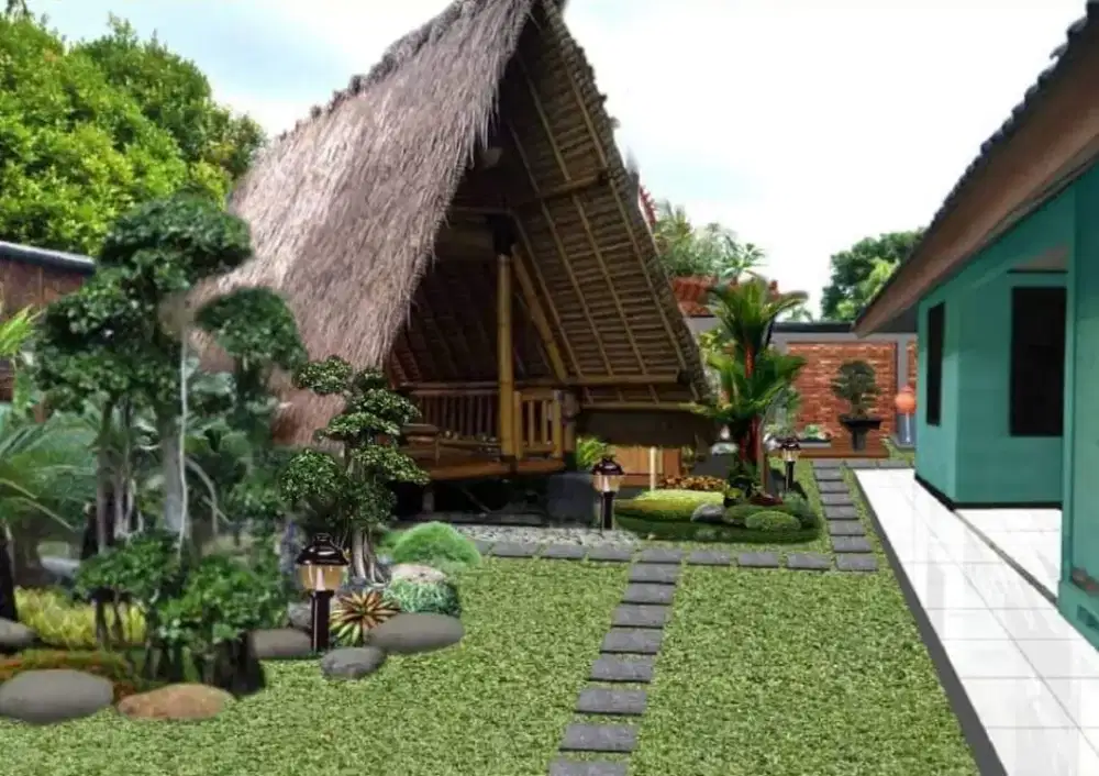 pekerja Taman area Pare-pare-pinrang