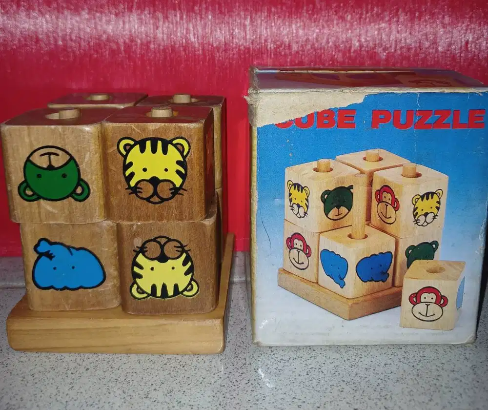 Wooden Cube Puzzle