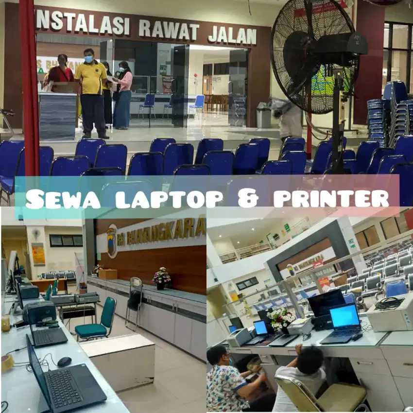 Sewa Laptop, Proyektor, Printer, dan Instalasi Jaringan