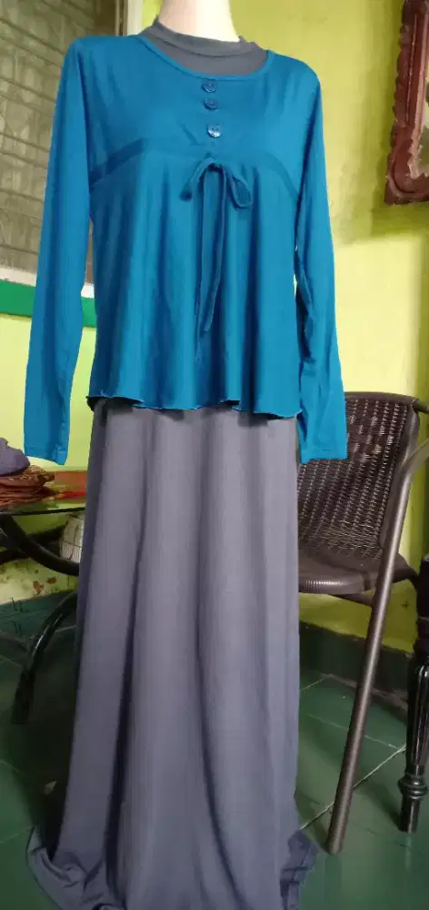 Gamis keren terusan.