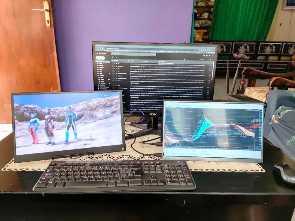 Monitor Portabel 15.6 Full HD slim