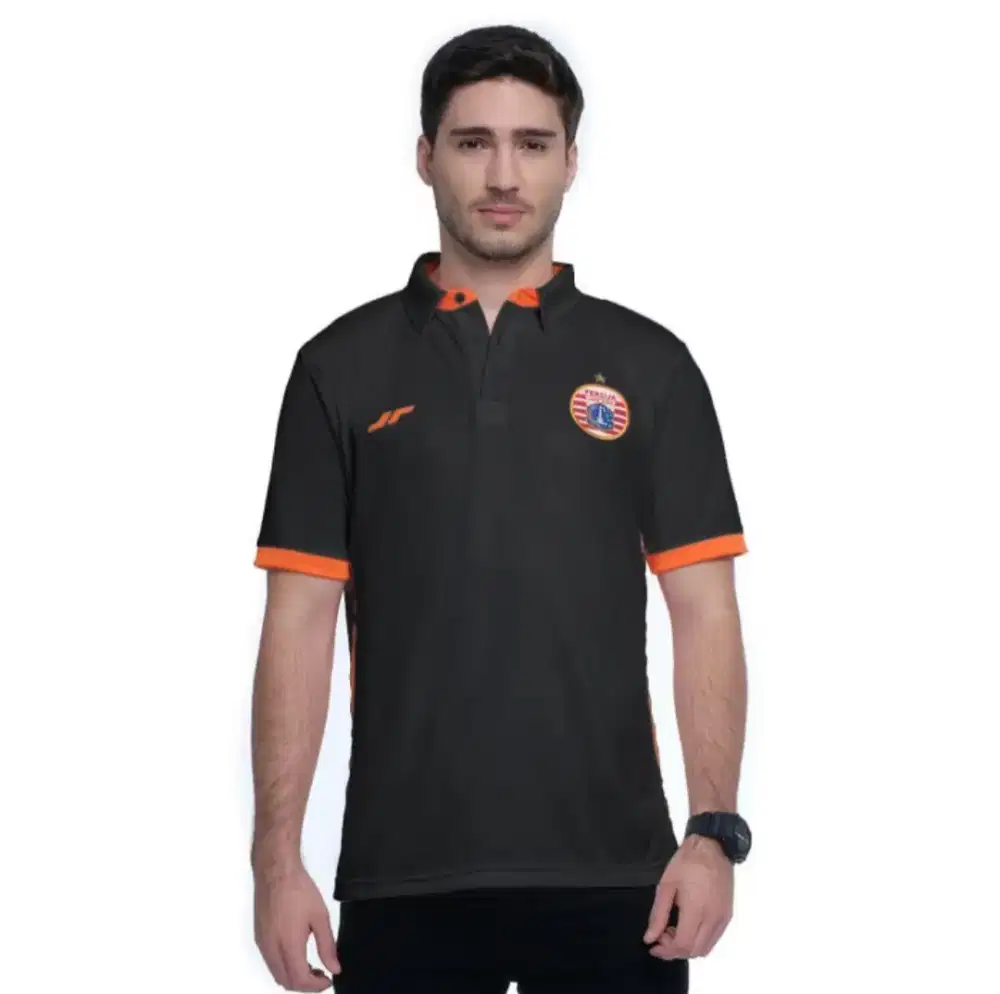 Persija Polo Drifit Black Orange