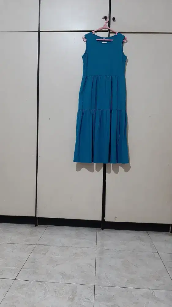 Dress Uniqlo Biru Size S