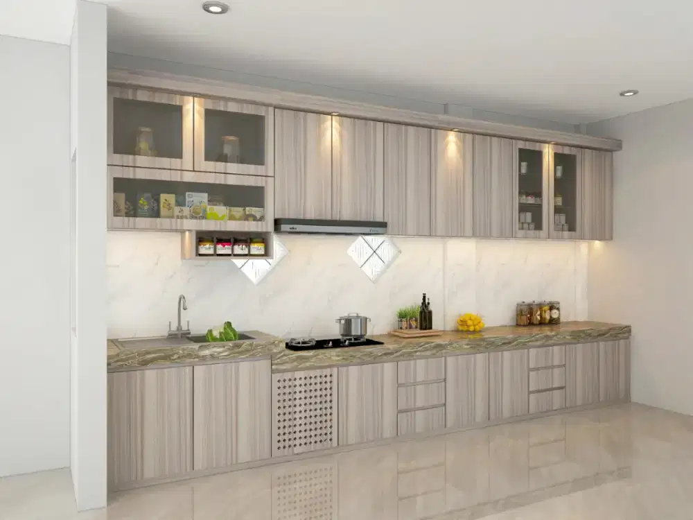 Kitchen set PVC Anti Rayap seumur Hidup