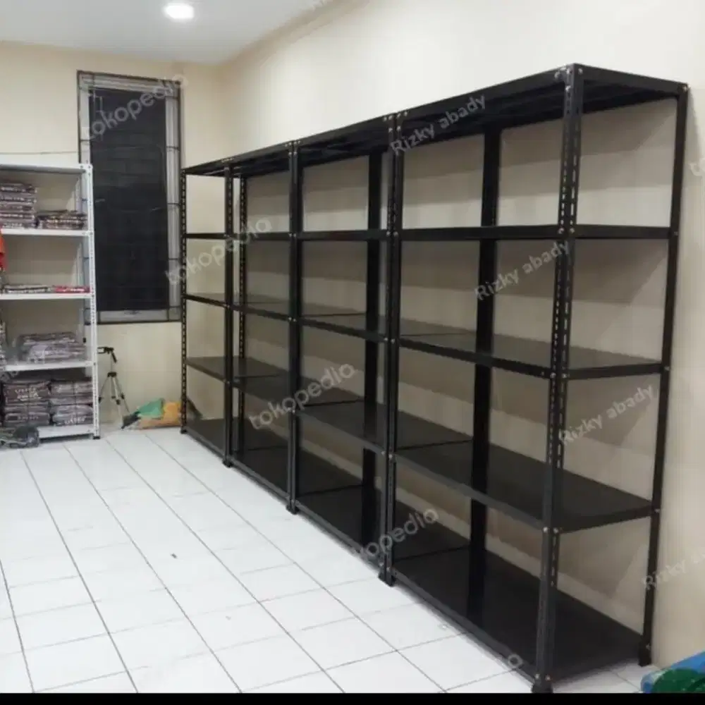 Rak besi, rak gudang, rak barang