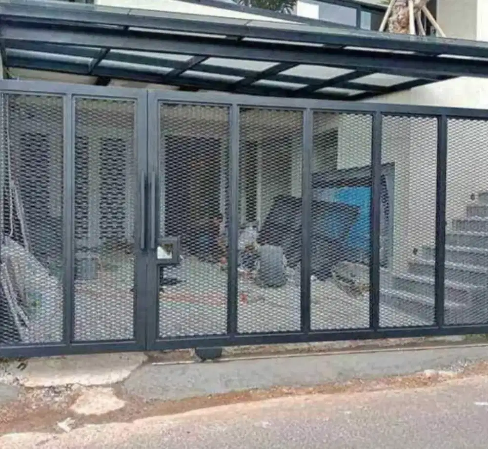 Pagar rumah minimalis modern