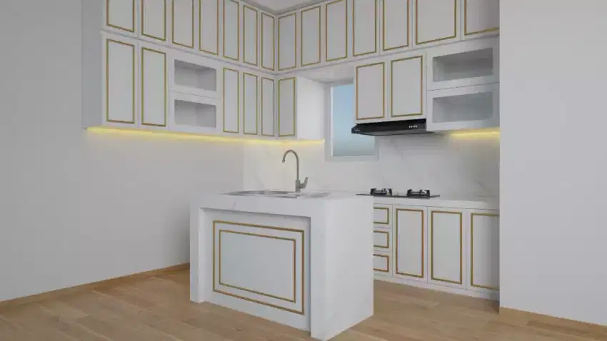 Kitchen set custem free desain