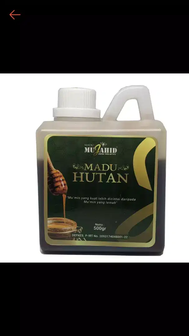 Madu Hutan Mujahid 500gr 100 % ORGINAL