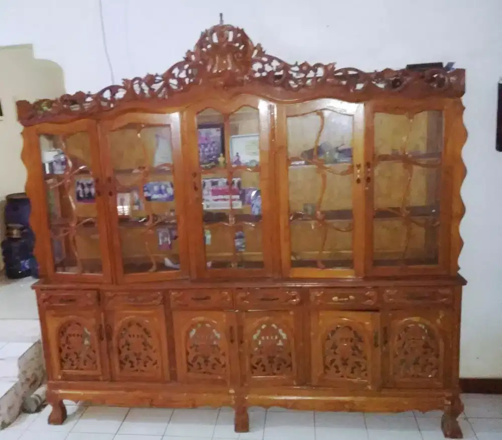For Sale Lemari Bufet Kayu Jati