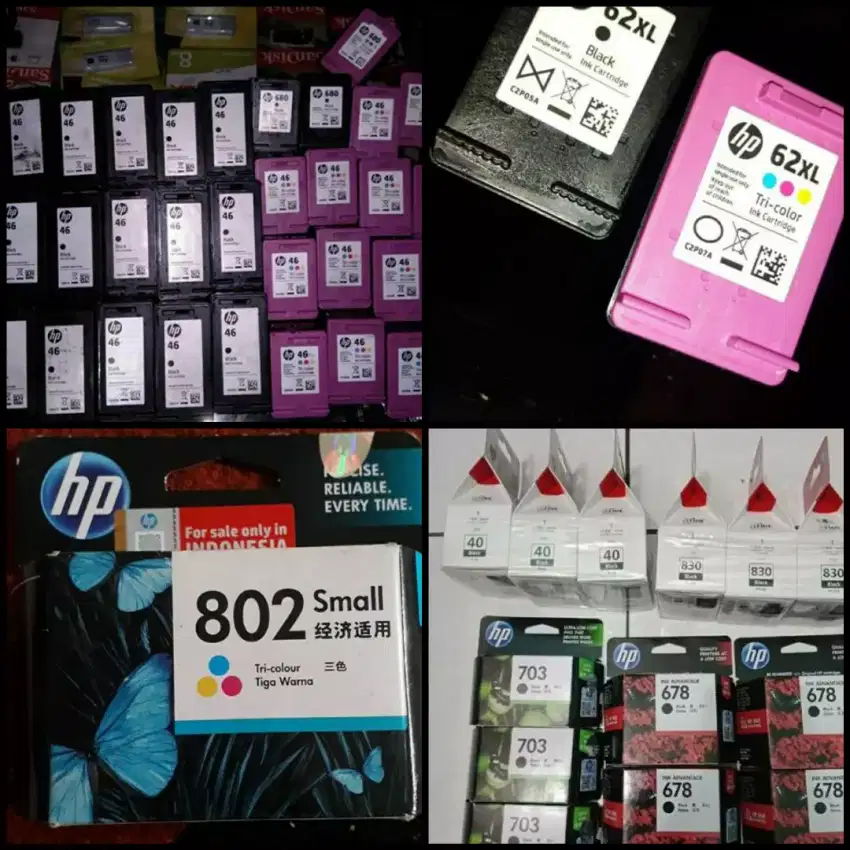 Harga tinggi.menerima catridge baru/bekas &toner,Canon,hp,Epson dll