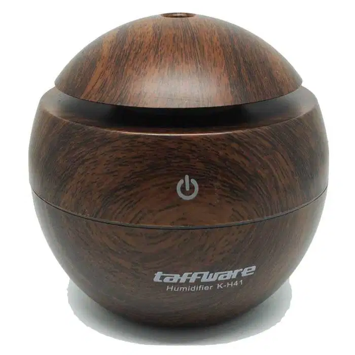 Humidifier Aromatherapy Air Diffuser Model Kayu Lampu LED RGB