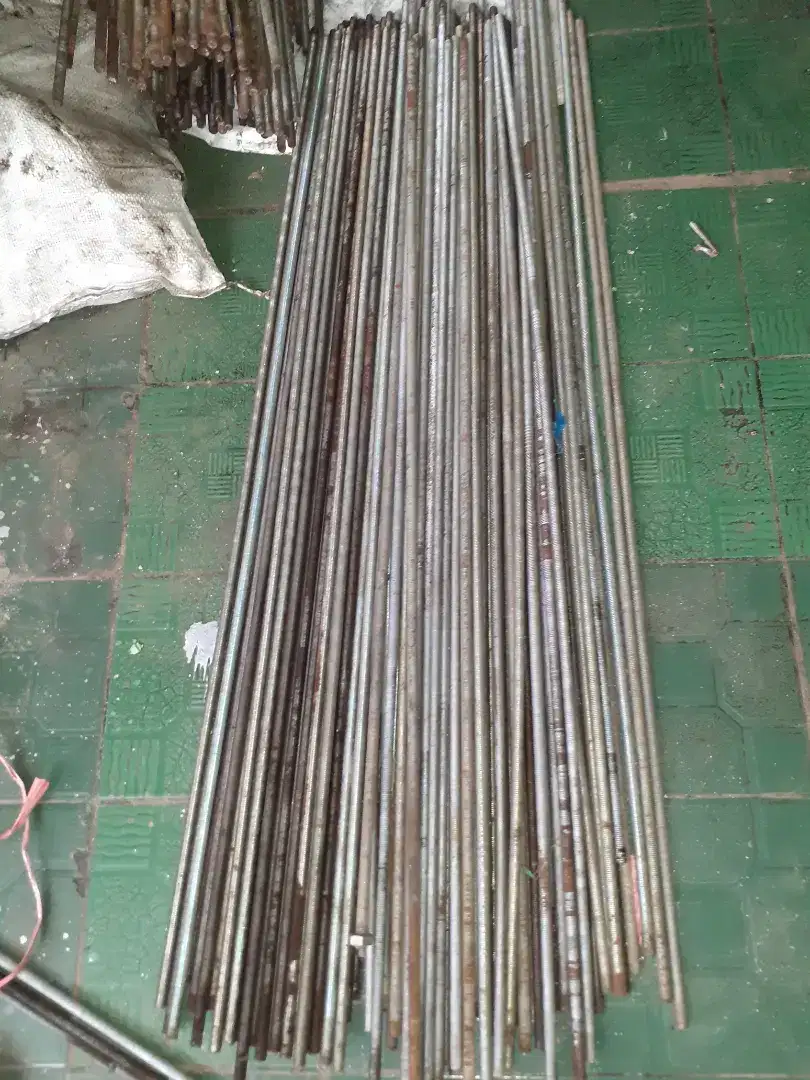 As derat 8mm x 1m/long derat m8x100cm hitam hemat cermat terbatas