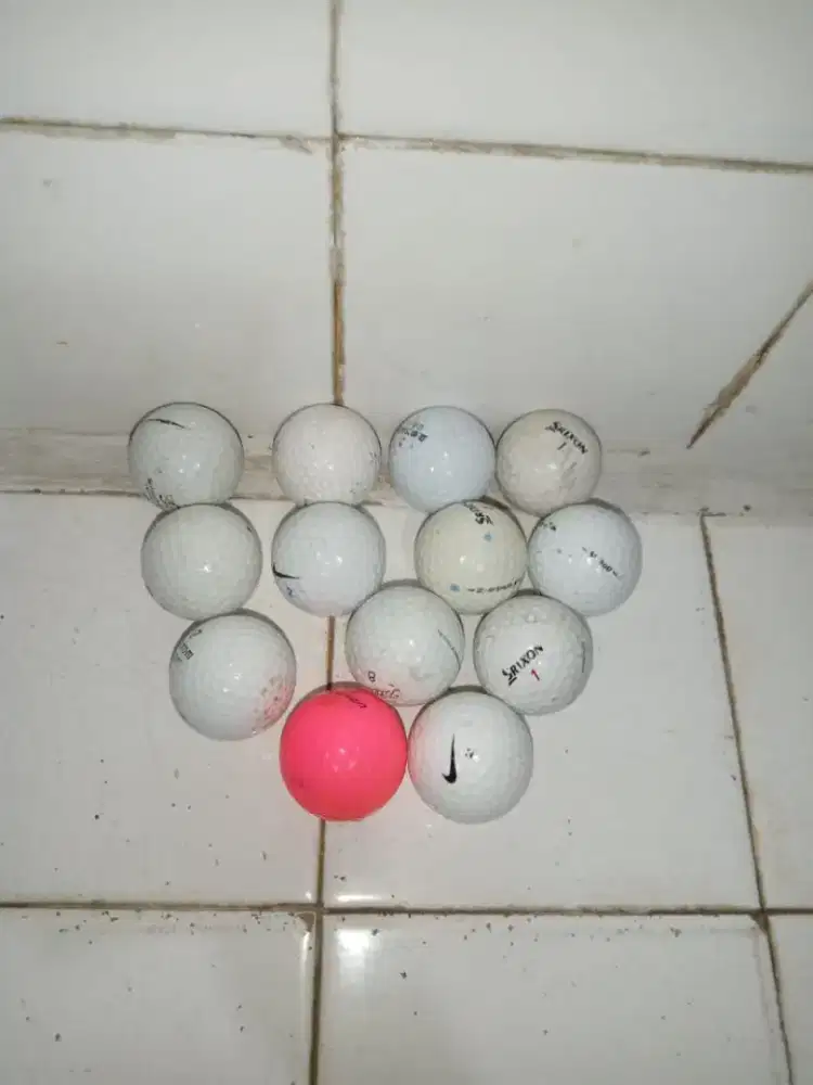 Bola golf mix preloved Grade campur