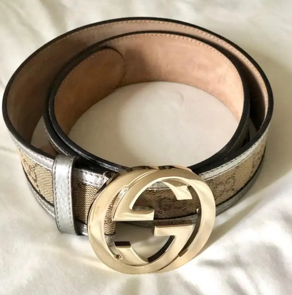 Like New ! Gucci Belt Ikat Pinggang Original Bukan KW - No Nego Gila