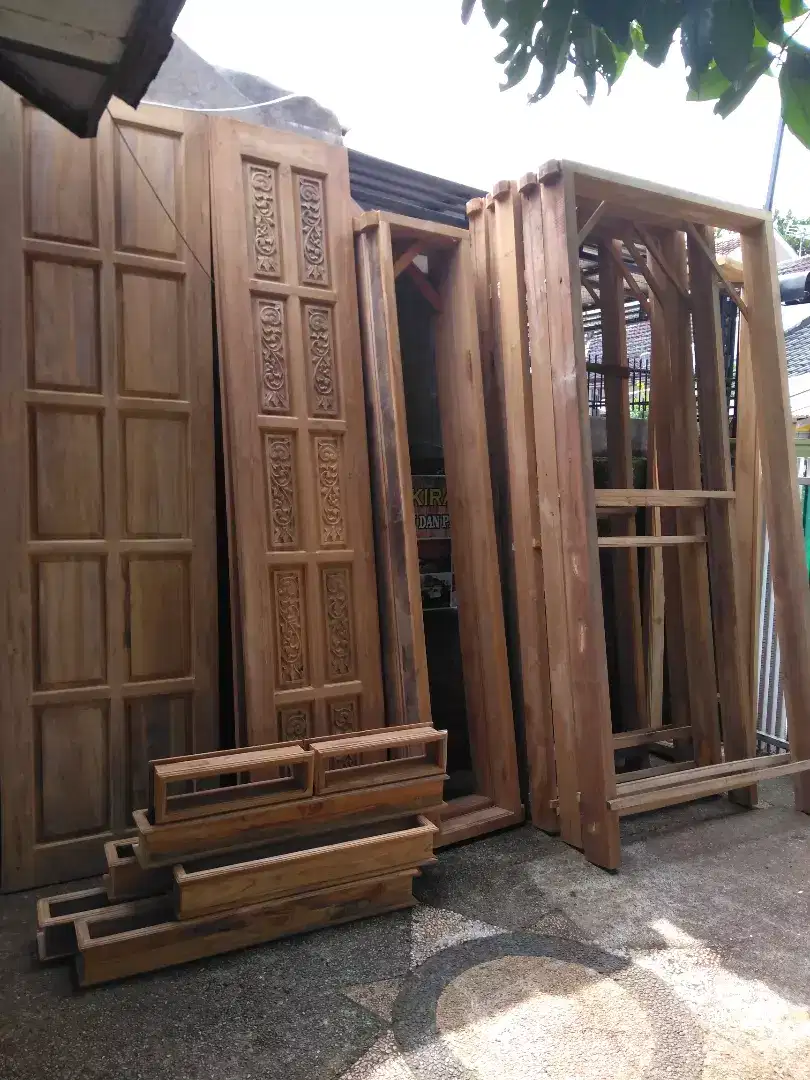 Kusen pintu jendela jati