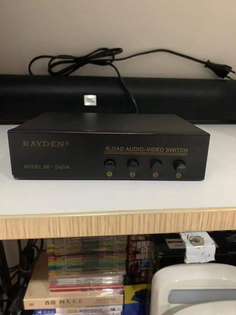 AV selector 4 input