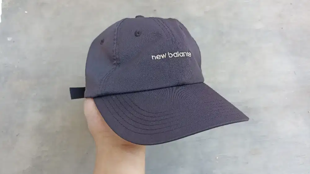 New Balance Topi Cap hitam Original