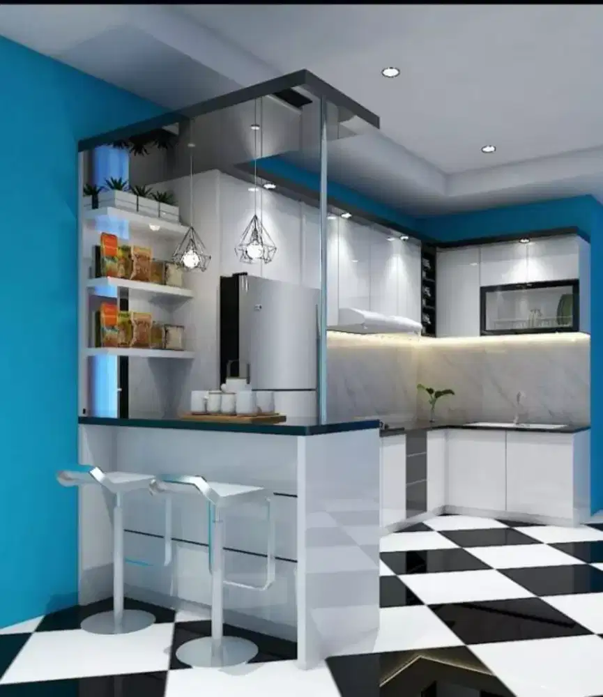 kichen set minimalis HPL