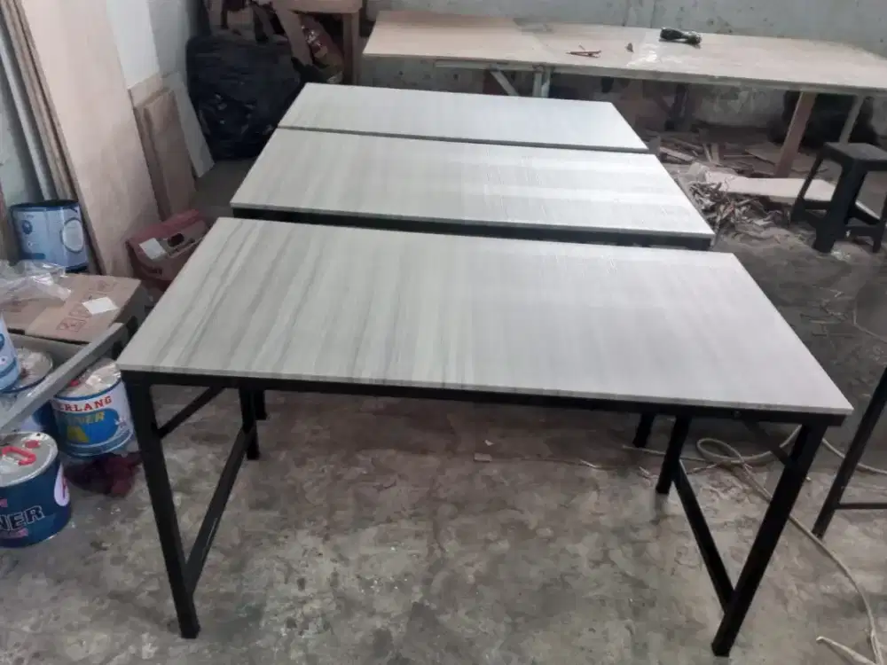 Meja lipat bazaar jualan catering