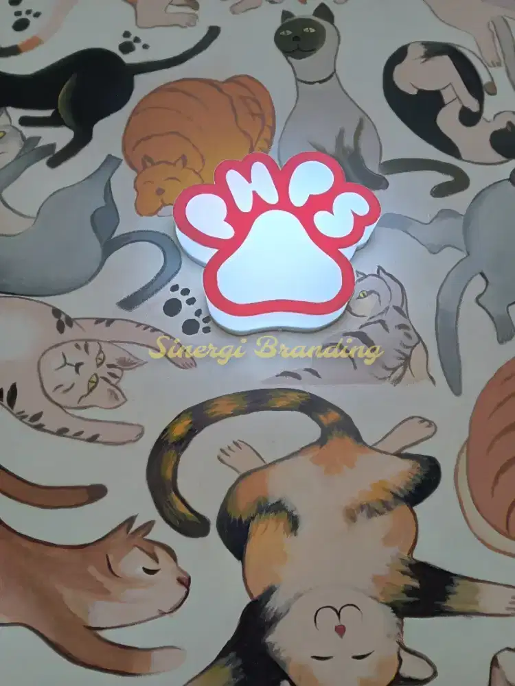 Signage, huruf timbul, neonbox