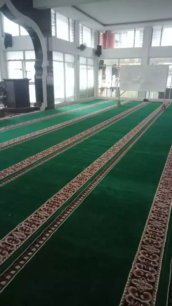 Jual karpet sajadah masjid per rol tebel dan murah