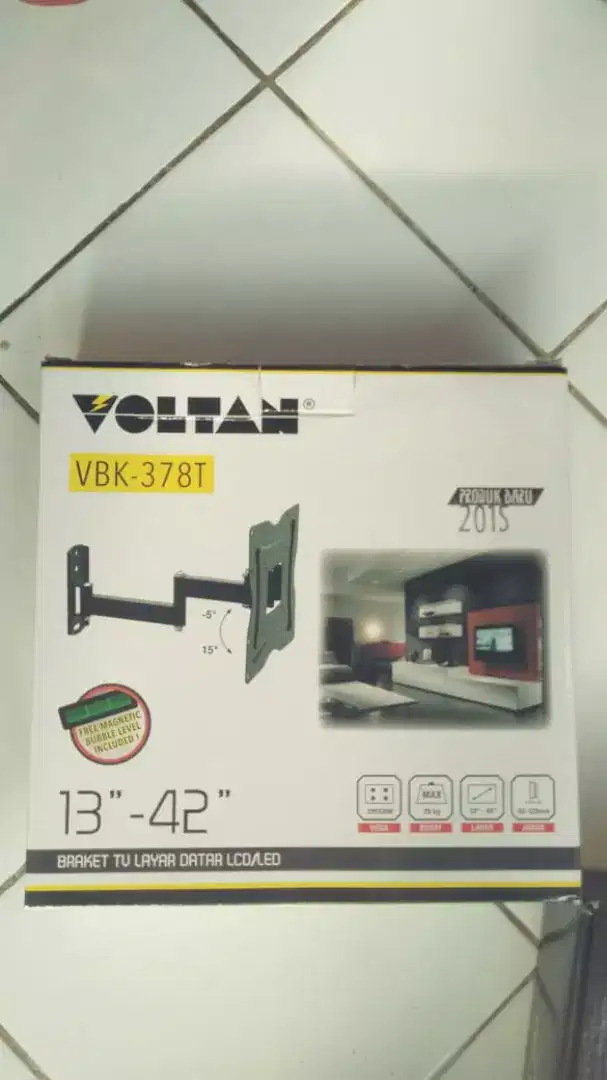Bracket led tv swivel voltan murah