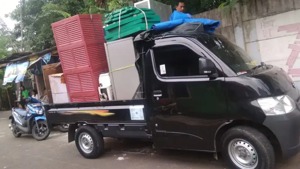 Jasa sewa mobil pickup ( ada sopir )