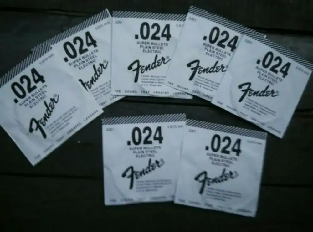 senar gitar elektrik nomor 4 fender 024 lusinan ecer