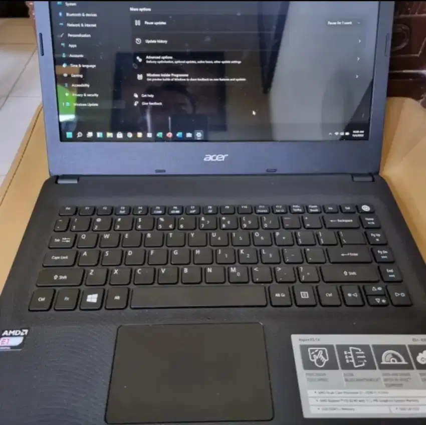 Acer Aspire ES1-420 DDR3 4GB SSD 256 Win 10 Office 2021 MULUS