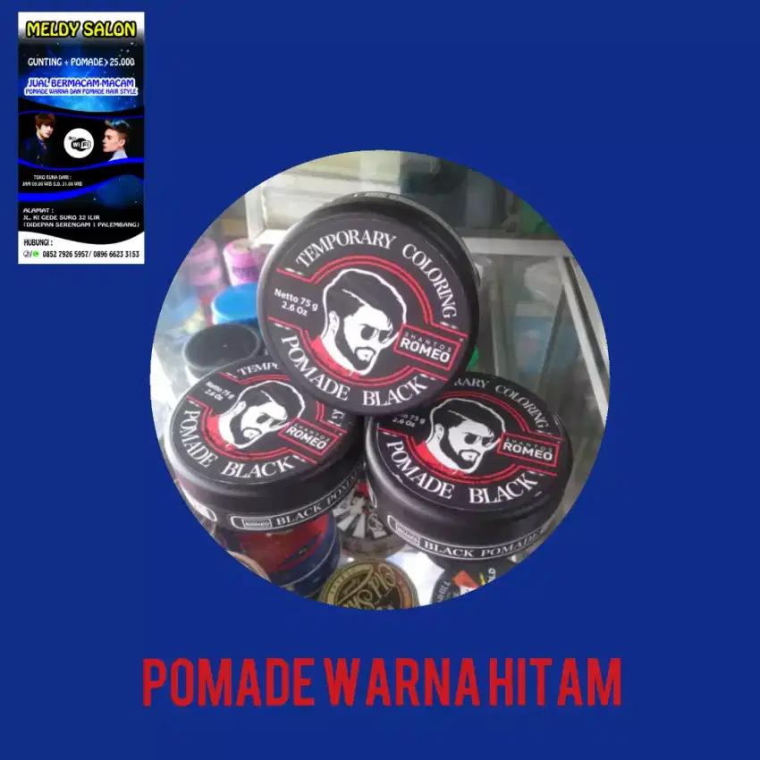 Pomade warna hitam