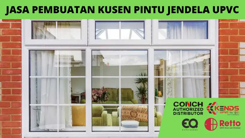 pabrik distributor jual kusen pintu jendela upvc  jawa timur