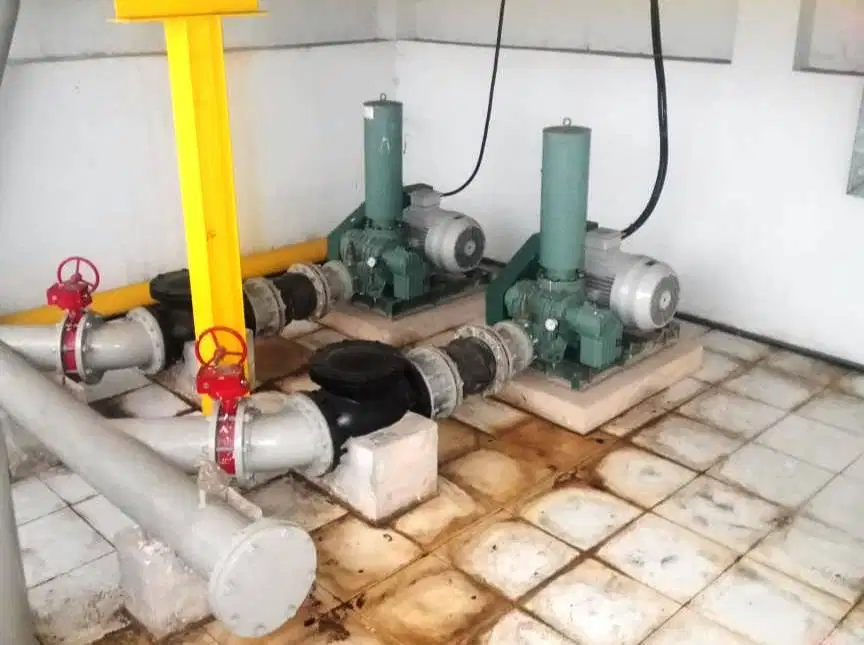 Root Blower Anlet - Jepang Bore 4 Inchi - Motor 15 KW