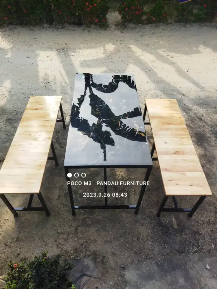 Meja full granit outdoor