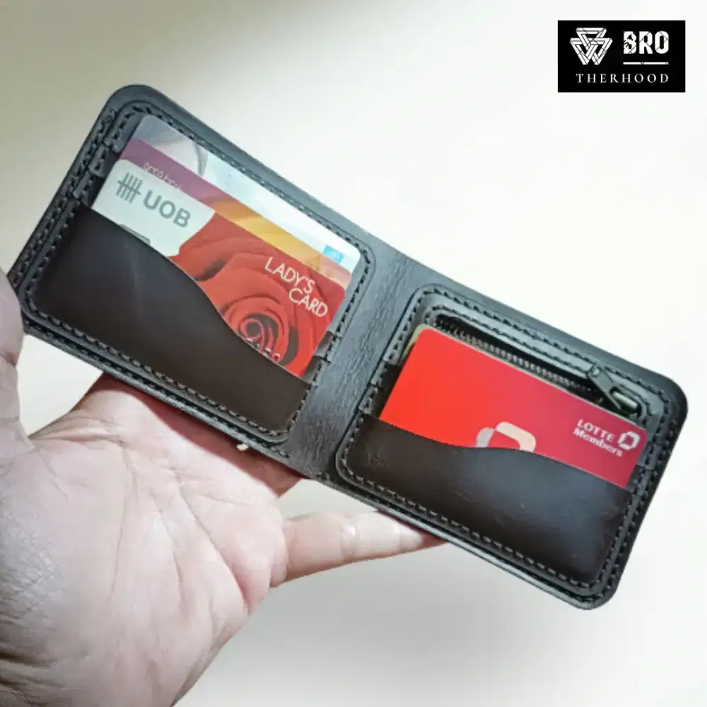 Dompet kulit sapi asli full kulit tanpa furing DB24