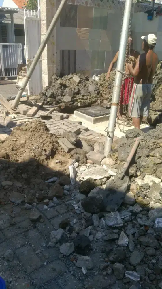 Saptictank ground tank tandon air beton cor