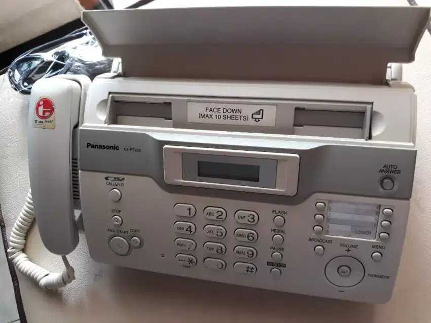 Mesin fax panasonic KX-FT933CX-W