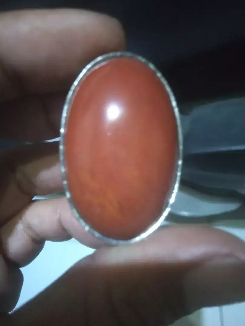 Batu ati ayam merah big size ajib