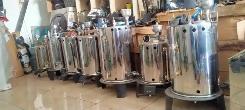 Setrika uap boilerkapasitas 10 -25 liter