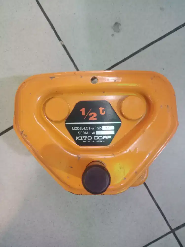 Plain troley kito 0,5 ton