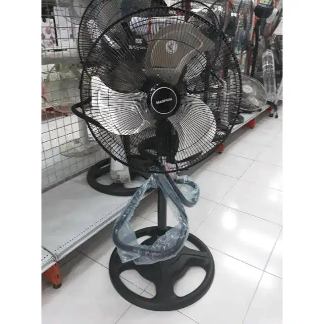 Kipas angin Maspion 18 inc Berdiri Stand Fan PW-451 Stainless Besi