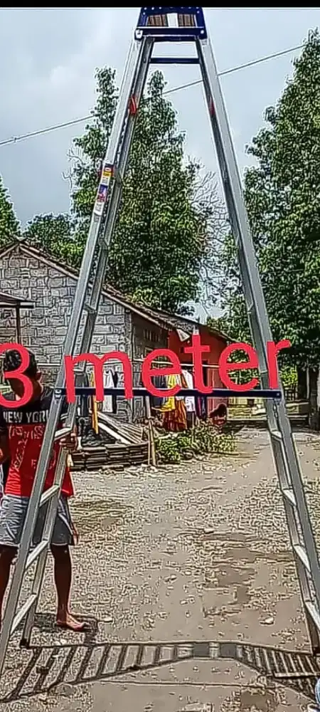 Tangga lipat aluminium Alfa 2m