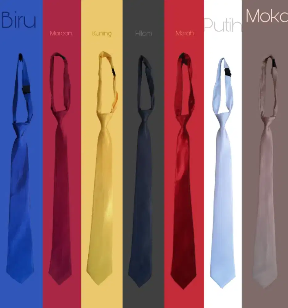 GROSIR DASI POLOS PRAKTIS PEREKAT INSTAN WARNA